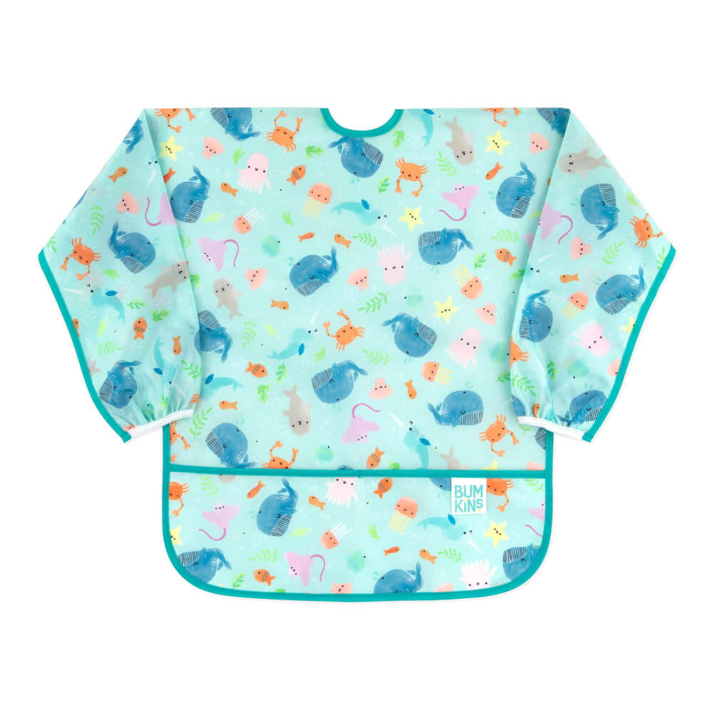 ผ้ากันเปื้อนเด็ก Bumkins Art Smock Rainbows		 		 		